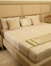 Beige English Print