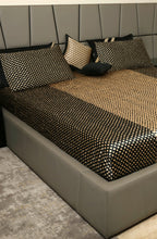 Cream + Black Dots