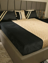 Black + Golden Fabrics - Velvet And Pure Golden Brocode
