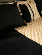 Black + Golden Fabrics - Velvet And Pure Golden Brocode